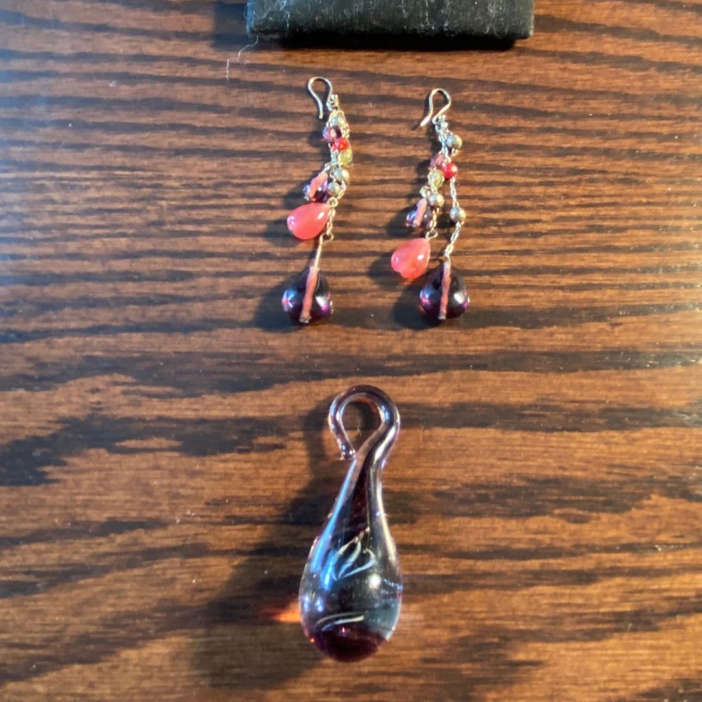 Benjamin Cohen Pendent & Earring Set